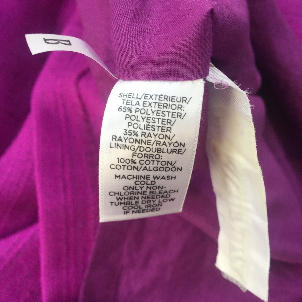 Sold - Ann Taylor LOFT Purple Shift Dress - Picture 8 of 8